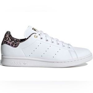 Brand new adidas Stan smith women’s shoes - white leopard print